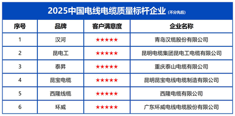 2025中國電線電纜質量標桿企業 重慶技術服務助力質量強國建設，引領行業高質量轉型
